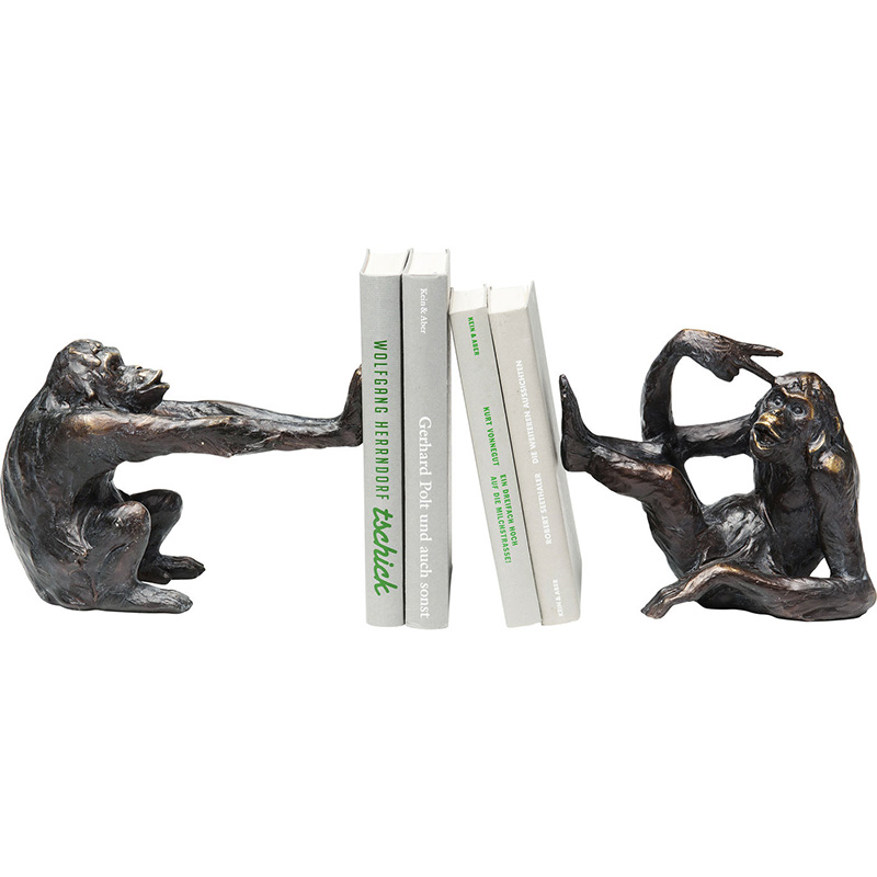 Держатель для книг Funny Monkeys Черный Держатель для книг Funny Monkeys Черный в Челябинске | Loft Concept