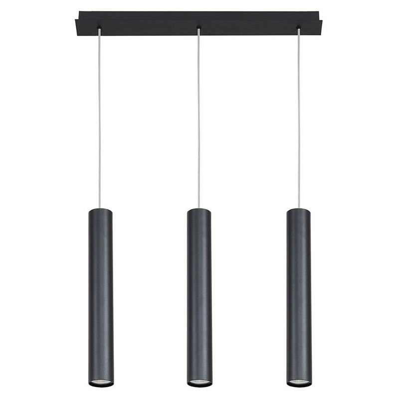 Люстра Luis Chandelier Line black Черный Люстра Luis Chandelier Line black Черный в Челябинске | Loft Concept