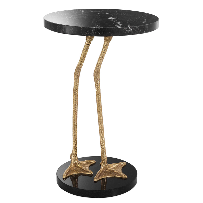 Приставной стол Eichholtz Side Table Lagoon Латунь Черный Мрамор Nero Черный Приставной стол Eichholtz Side Table Lagoon Латунь Черный Мрамор Nero Черный в Челябинске | Loft Concept