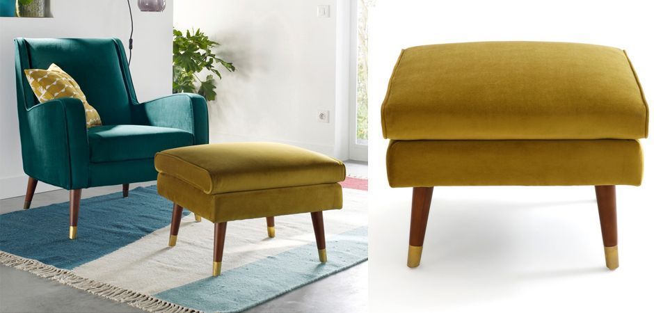 Пуф Classic Furniture горчичный Пуф Classic Furniture горчичный - Loft-Concept в Челябинске
