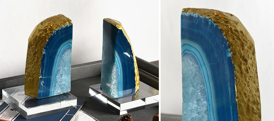Держатели книг Magic Stone Agate Держатели книг Magic Stone Agate - Loft-Concept в Челябинске