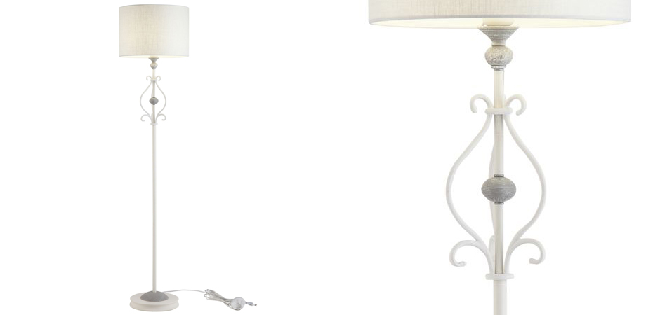 Торшер Mocenigo Floor Lamp White Торшер Mocenigo Floor Lamp White - Loft-Concept в Челябинске