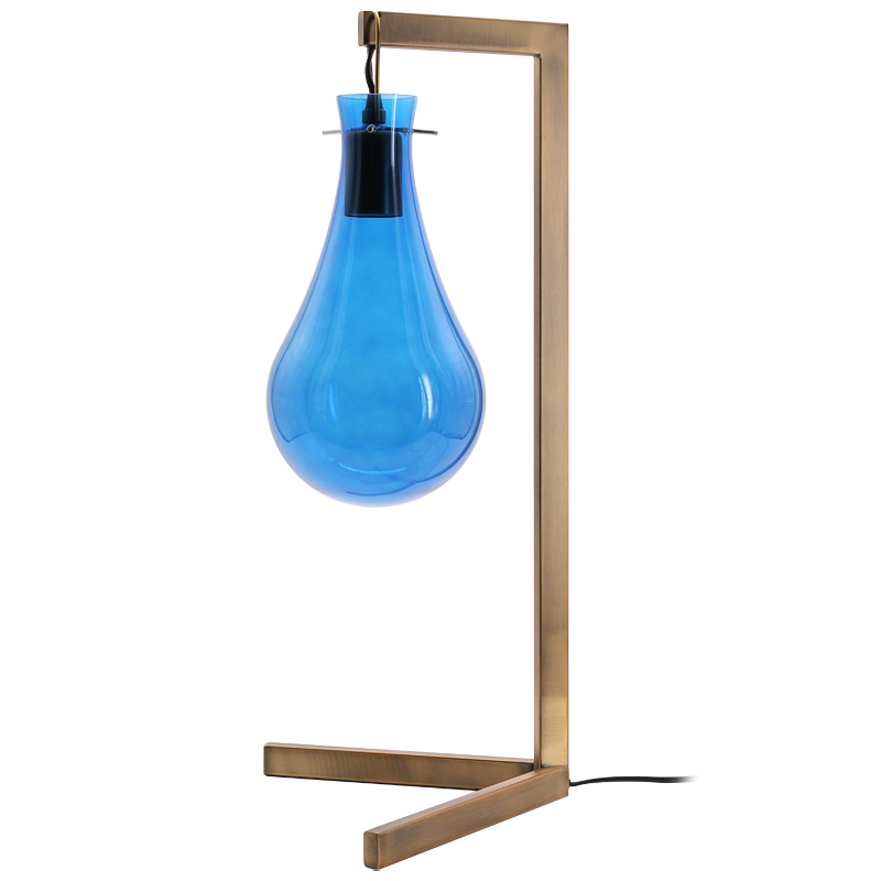 Настольная лампа Patrick Naggar Bubble Desk Lamp Синий Черный в Челябинске | Loft Concept 