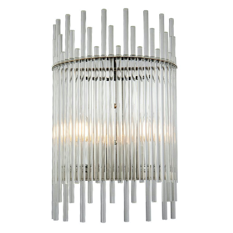 Бра Nembus Chromium Sconces Прозрачное Стекло Хром в Челябинске | Loft Concept 