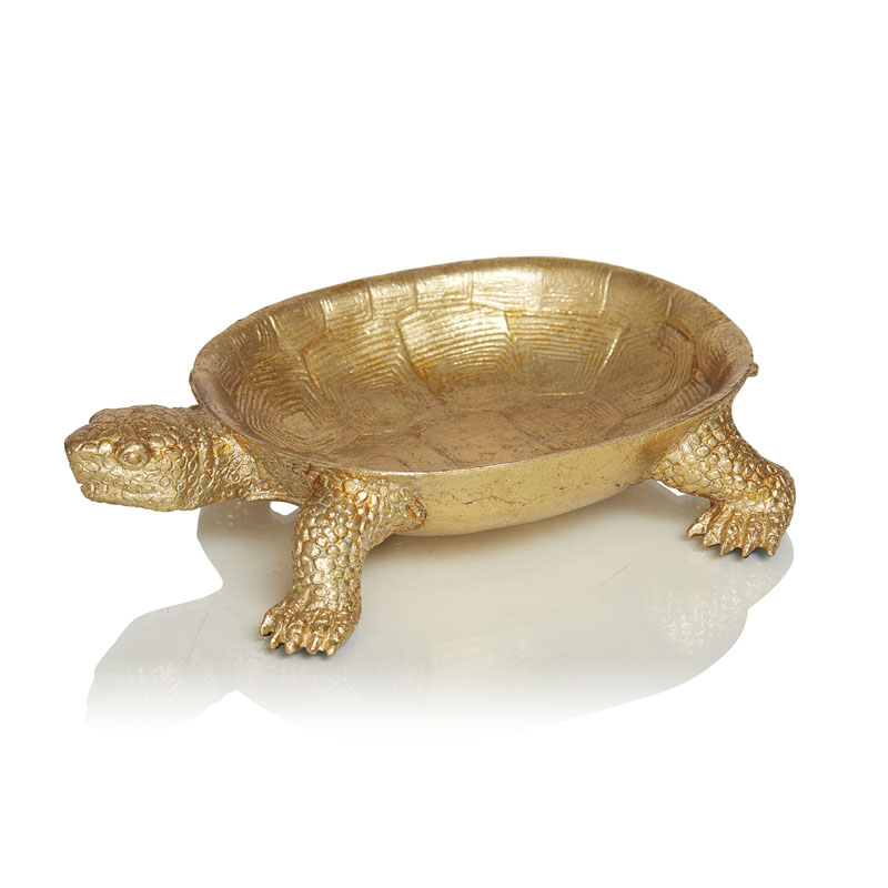 Статуэтка Golden Turtle Золотой Статуэтка Golden Turtle Золотой в Челябинске | Loft Concept