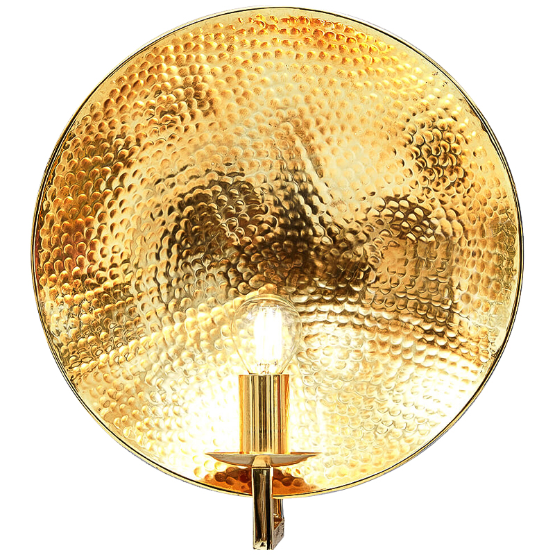 Бра Amun Disk sconce Глянцевое золото Бра Amun Disk sconce Глянцевое золото в Челябинске | Loft Concept
