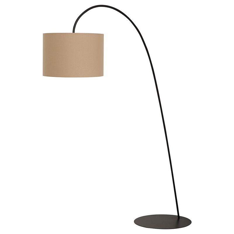 Торшер Fowler Beige Бежевый Черный Торшер Fowler Beige Бежевый Черный в Челябинске | Loft Concept