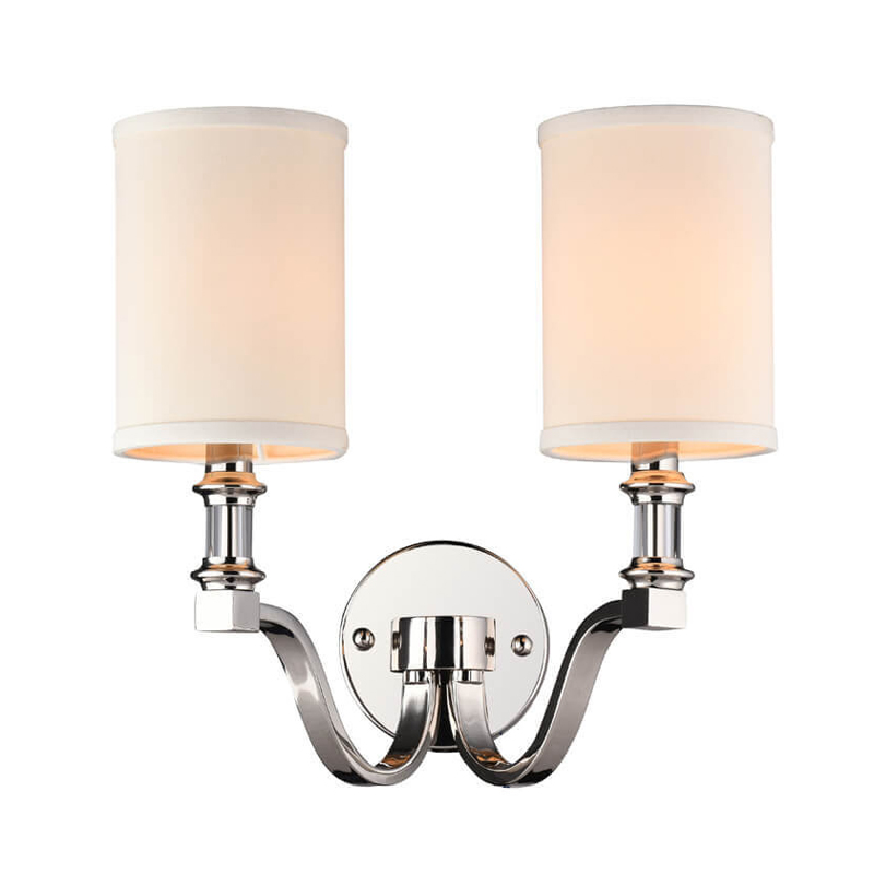 Бра Art Lamp Beige nickel 2 Никель Сатин Бежевый Бра Art Lamp Beige nickel 2 Никель Сатин Бежевый в Челябинске | Loft Concept