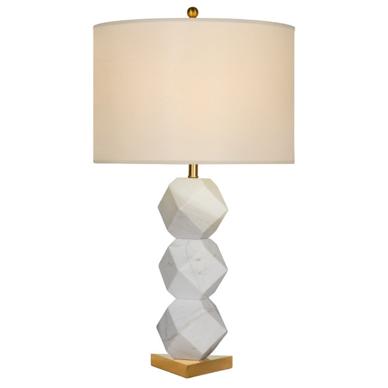 Дизайнерская настольная лампа STEELE LAMP Белый Дизайнерская настольная лампа STEELE LAMP Белый в Челябинске | Loft Concept