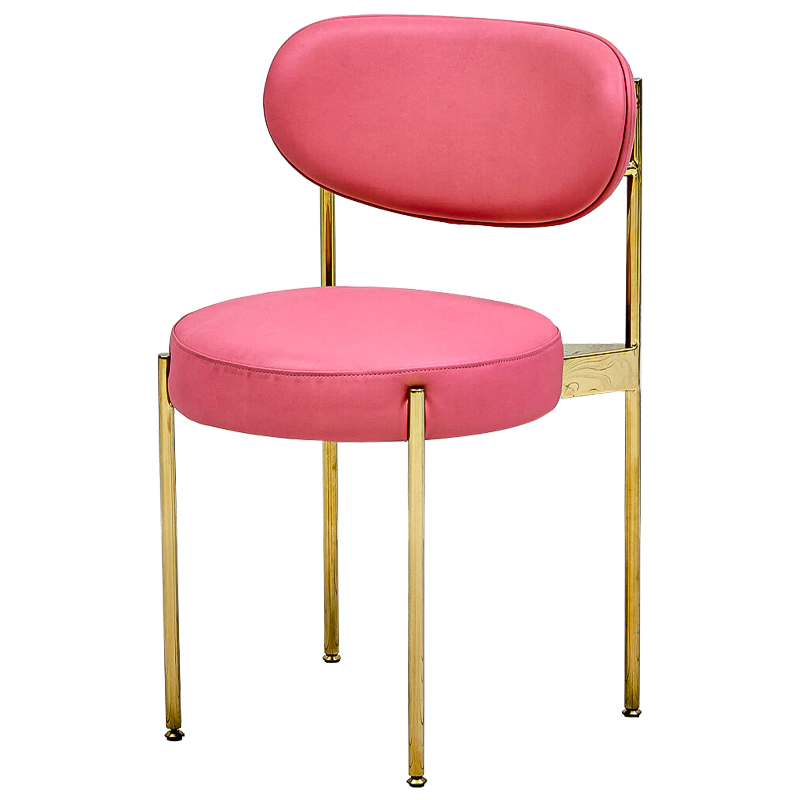 Стул Alfie Chair Глянцевое золото Фуксия Стул Alfie Chair Глянцевое золото Фуксия в Челябинске | Loft Concept