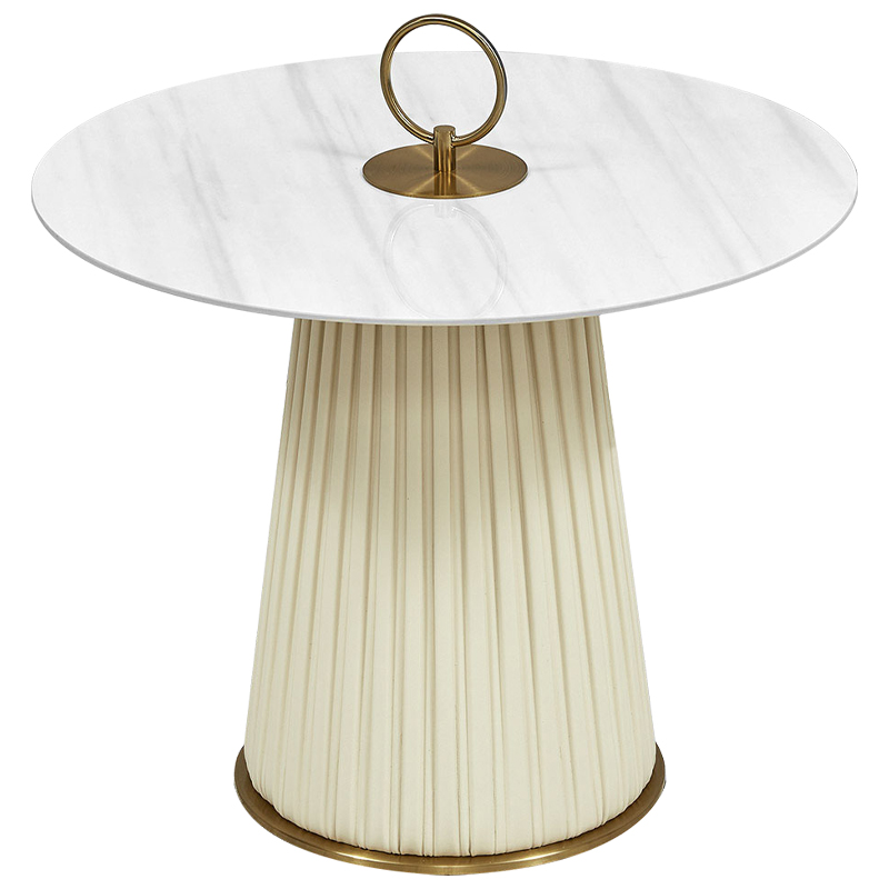 Приставной стол Orlaith White Gold Side Table Белый Золотой ivory ( слоновая кость ) Приставной стол Orlaith White Gold Side Table Белый Золотой ivory ( слоновая кость ) в Челябинске | Loft Concept