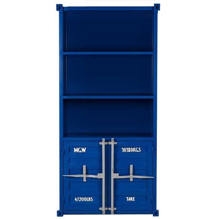 Книжный шкаф Sea Container Bookcase Blue Синий Бирюзовый Зеленый Желтый Оранжевый Красный Белый Серый Черный Книжный шкаф Sea Container Bookcase Blue Синий Бирюзовый Зеленый Желтый Оранжевый Красный Белый Серый Черный в Челябинске | Loft Concept