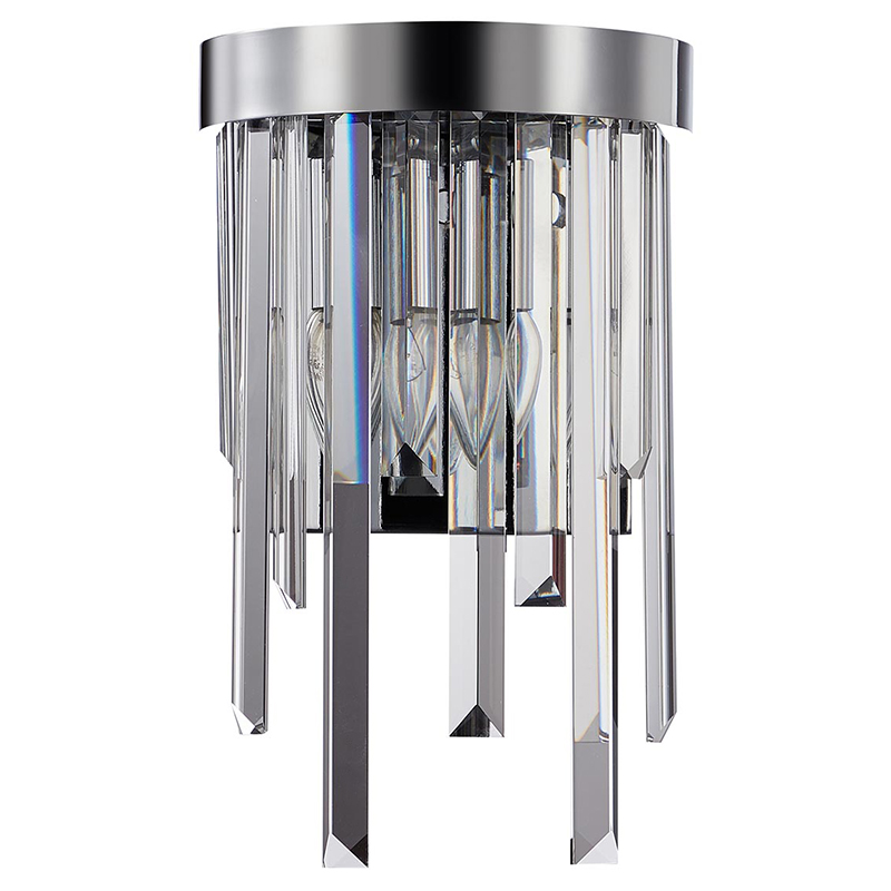 Бра Bennett Wall Lamp chrome Хром Прозрачный Бра Bennett Wall Lamp chrome Хром Прозрачный в Челябинске | Loft Concept