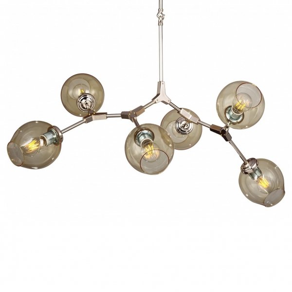 Люстра Branching Bubble Chandelier 6 Amber Янтарь (Amber) Люстра Branching Bubble Chandelier 6 Amber Янтарь (Amber) в Челябинске | Loft Concept