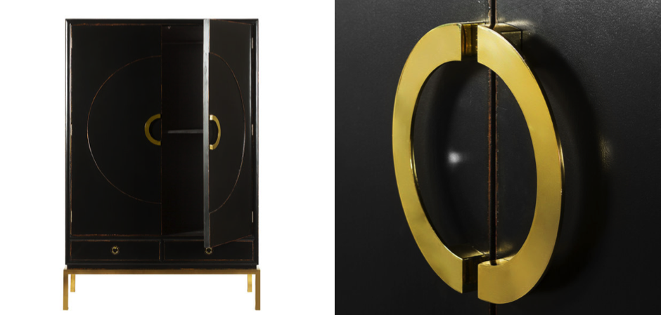 Шкаф China Rack Black Шкаф China Rack Black - Loft-Concept в Челябинске