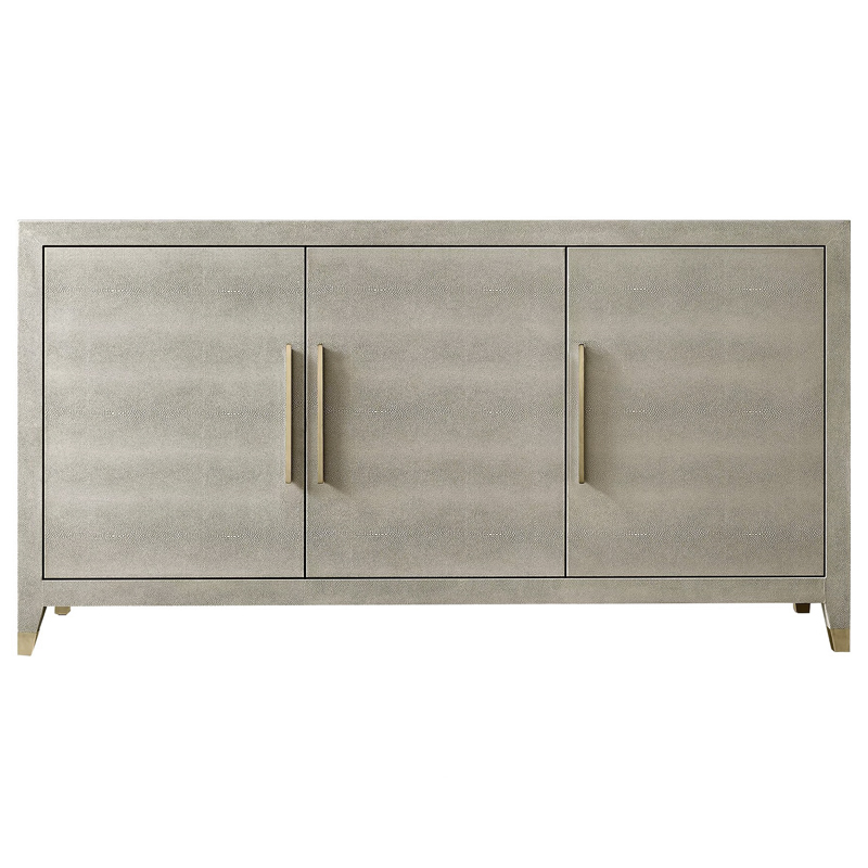 Комод серый скат Charles Stingray Texture chest of drawers Grey Золотой Серый Комод серый скат Charles Stingray Texture chest of drawers Grey Золотой Серый в Челябинске | Loft Concept