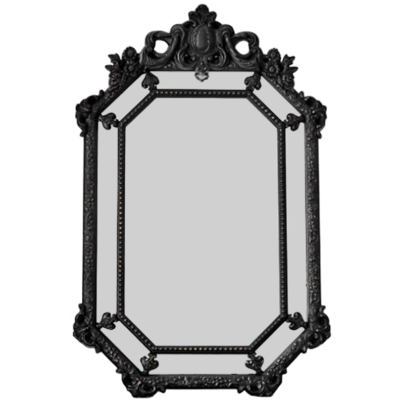 Зеркало Keppel Mirror Black Винтажный черный Античное зеркальное стекло Зеркало Keppel Mirror Black Винтажный черный Античное зеркальное стекло в Челябинске | Loft Concept