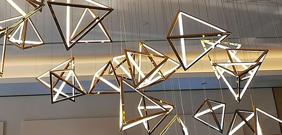 Подвесной светильник Weightless Triangles Подвесной светильник Weightless Triangles - Loft-Concept в Челябинске