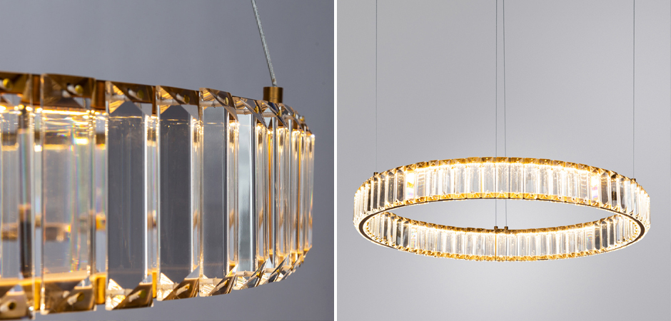Хрустальная Люстра Crystal Ring Латунь Хрустальная Люстра Crystal Ring Латунь - Loft-Concept в Челябинске