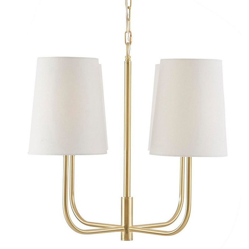 Люстра Abertha Chandelier Золотой Белый Люстра Abertha Chandelier Золотой Белый в Челябинске | Loft Concept