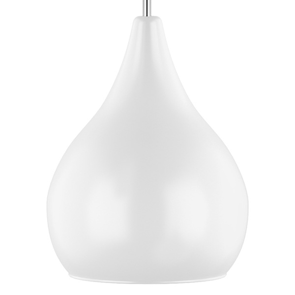 Подвесной светильник Candiano Milk One Белый Хром в Челябинске | Loft Concept 