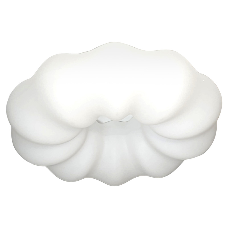 Потолочный светильник светодиодный из стали с пультом Cloudy Light White Белый в Челябинске | Loft Concept 