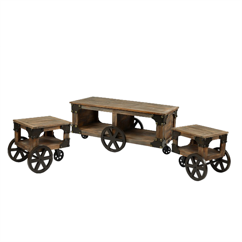 Кофейный Стол Wood Train Коричневый Кофейный Стол Wood Train Коричневый в Челябинске | Loft Concept