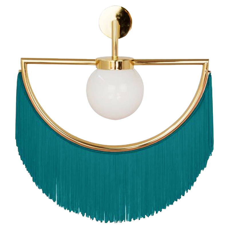 Бра Wink Wall Lamp by Masquespacio for Houtique Petrol Золотой Изумрудный Бра Wink Wall Lamp by Masquespacio for Houtique Petrol Золотой Изумрудный в Челябинске | Loft Concept