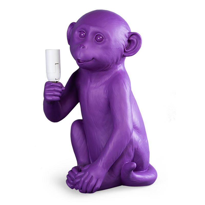 Настольная лампа Purple Monkey Фиолетовый Настольная лампа Purple Monkey Фиолетовый в Челябинске | Loft Concept