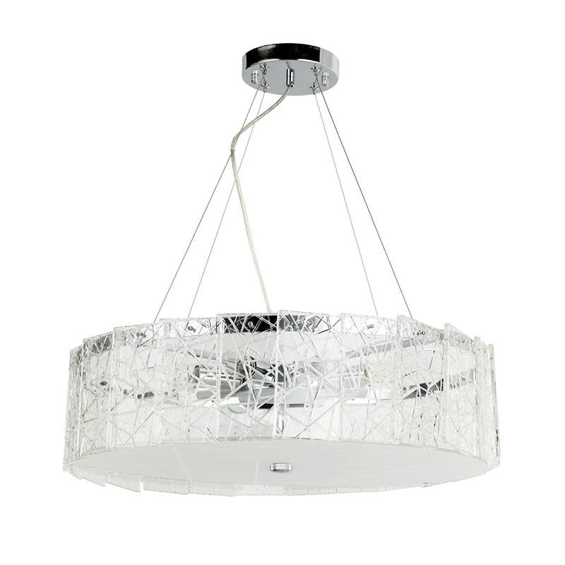 Люстра Alvaro Crystal Round Chandelier Прозрачный Хром Люстра Alvaro Crystal Round Chandelier Прозрачный Хром в Челябинске | Loft Concept