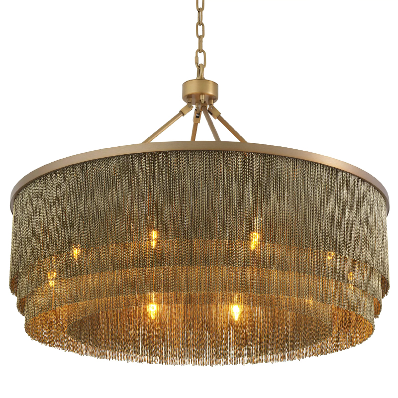 Люстра Eichholtz Chandelier Tissot L Brass Латунь Люстра Eichholtz Chandelier Tissot L Brass Латунь в Челябинске | Loft Concept