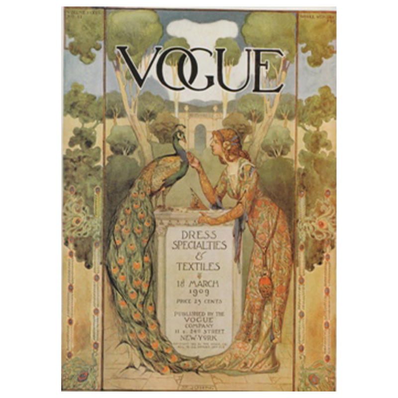 Постер Vogue 1909 March  в Челябинске | Loft Concept 