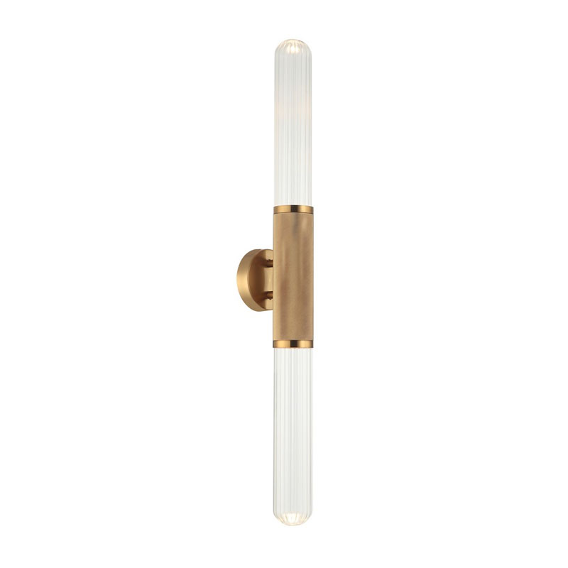 Бра Grover Gold Transparent Wall Lamp Латунь Бра Grover Gold Transparent Wall Lamp Латунь в Челябинске | Loft Concept