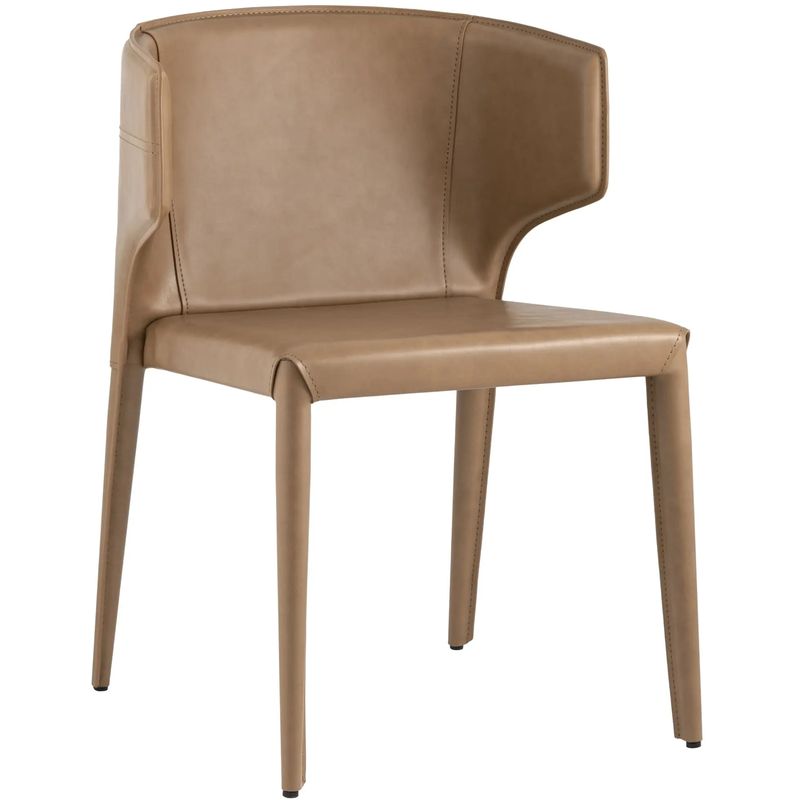 Стул ELBERT CHAIRS Бежевая Экокожа Бежевый Стул ELBERT CHAIRS Бежевая Экокожа Бежевый в Челябинске | Loft Concept