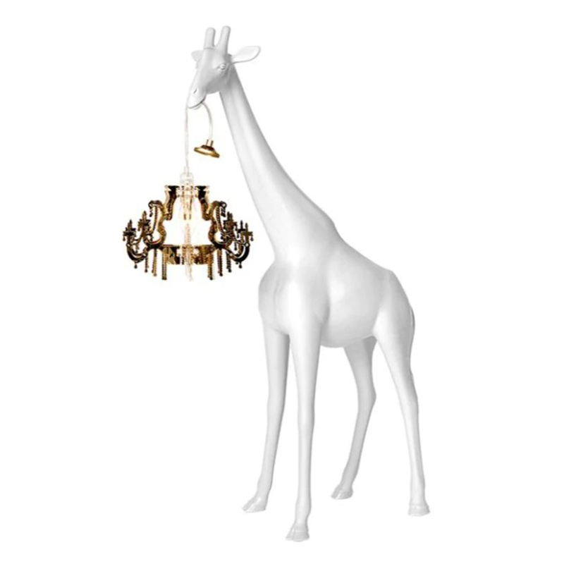 Настольная лампа белый жираф White Giraffe Table Lamp Белый Настольная лампа белый жираф White Giraffe Table Lamp Белый в Челябинске | Loft Concept