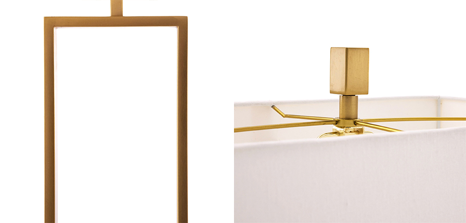 Торшер Arteriors MARKHAM FLOOR LAMP Brass - фото №1