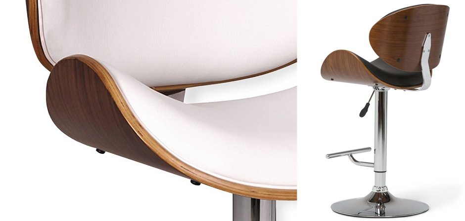 Барный стул Lounge Bar Stool белый Барный стул Lounge Bar Stool белый - Loft-Concept в Челябинске