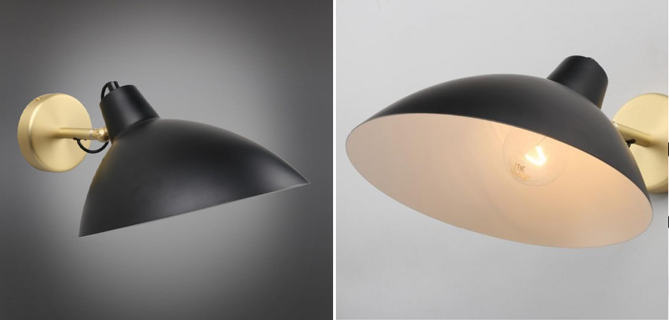 Бра с черным матовым плафоном Retro Light Бра с черным матовым плафоном Retro Light - Loft-Concept в Челябинске