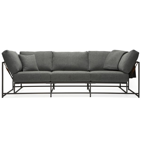 Диван Grey Wool Sofa Серый (Gray) в Челябинске | Loft Concept 