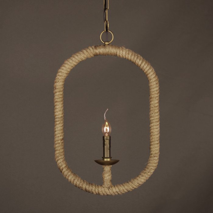 Подвесной светильник Oval Loft Rope Light Подвесной светильник Oval Loft Rope Light в Челябинске | Loft Concept