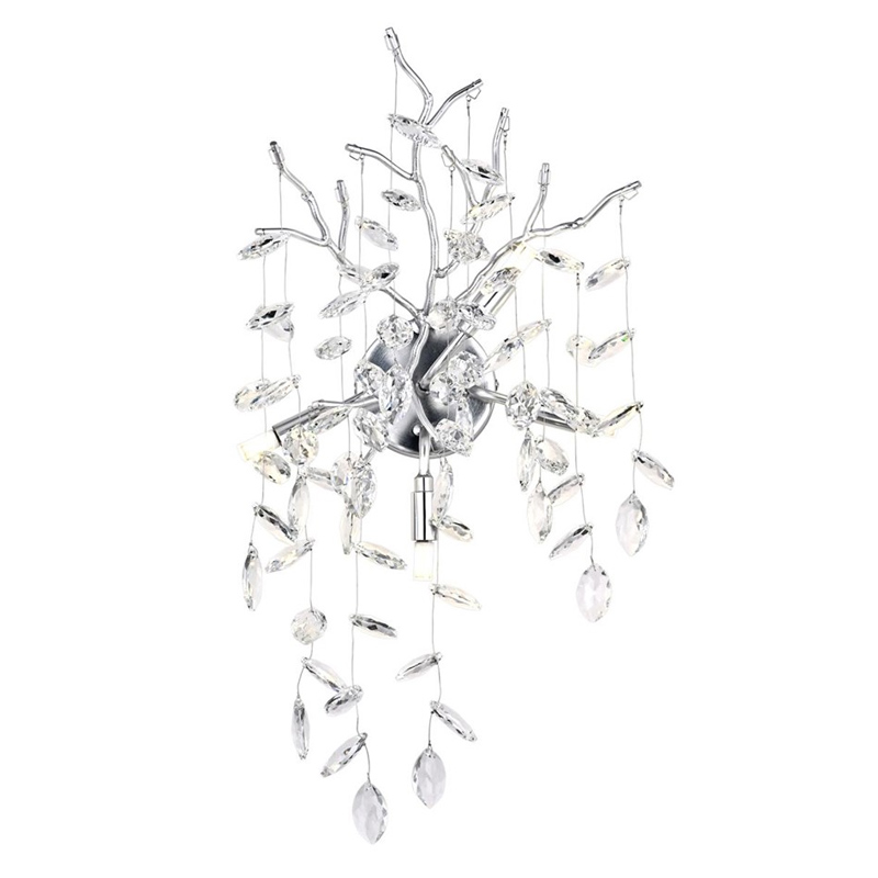 Хрустальное Бра Cypress Silver Серебряный Хрустальное Бра Cypress Silver Серебряный в Челябинске | Loft Concept
