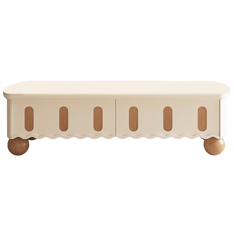 Кофейный стол Waves Wooden Forms Coffee Table Бежевый Древесина Кофейный стол Waves Wooden Forms Coffee Table Бежевый Древесина в Челябинске | Loft Concept