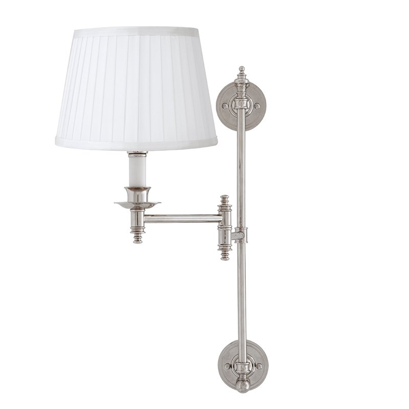 Бра Wall Lamp Indigo Nickel Никель Белый Бра Wall Lamp Indigo Nickel Никель Белый в Челябинске | Loft Concept
