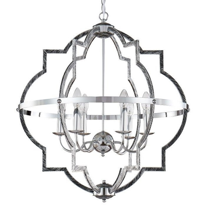 Люстра Arc Corners Chandelier Хром Серебро винтаж Люстра Arc Corners Chandelier Хром Серебро винтаж в Челябинске | Loft Concept