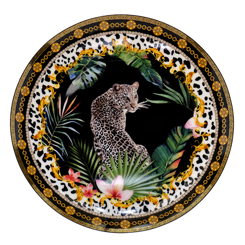 Тарелка TROPICS Leopard Мульти Тарелка TROPICS Leopard Мульти в Челябинске | Loft Concept
