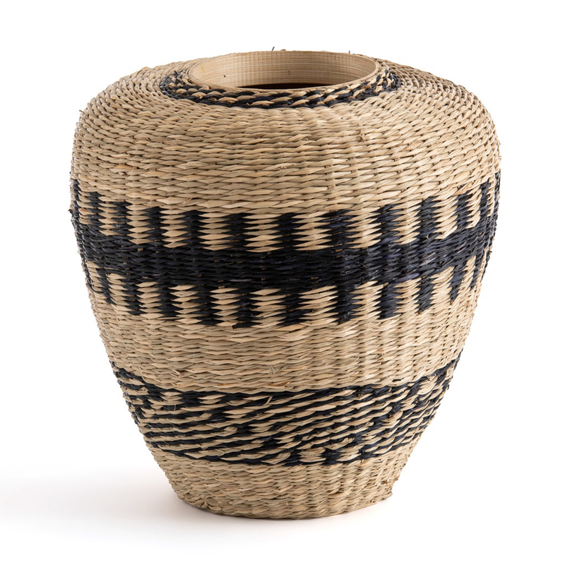 Ваза Wicker Vase with Bamboo and Herbarium  в Челябинске | Loft Concept 