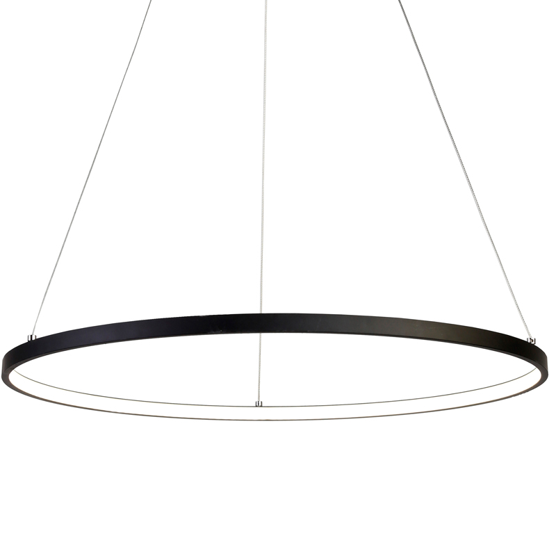 Люстра Ring Horizontal black Черный Люстра Ring Horizontal black Черный в Челябинске | Loft Concept