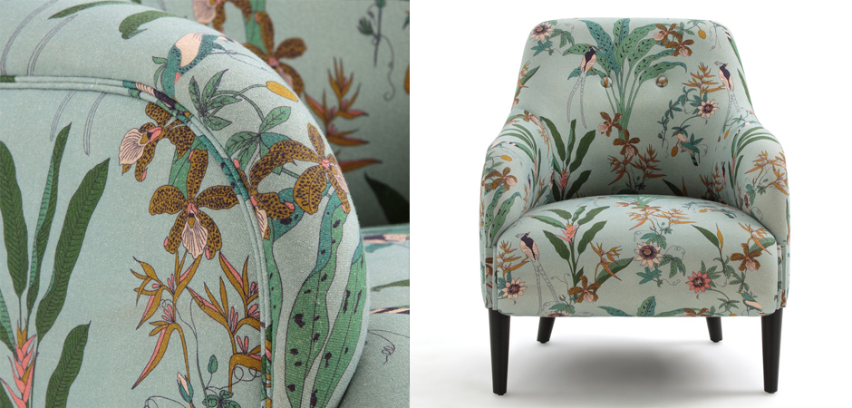 Кресло Lipstick Fauteuil melange lin Кресло Lipstick Fauteuil melange lin - Loft-Concept в Челябинске