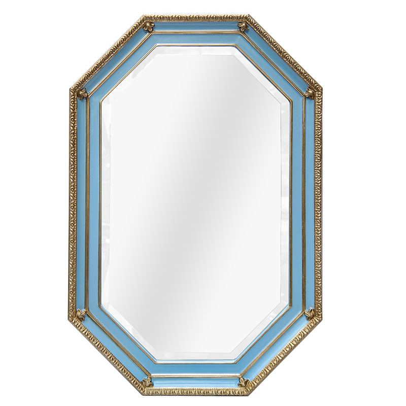 Зеркало Mirabelle Mirror azure Лазурь Золотой в Челябинске | Loft Concept 