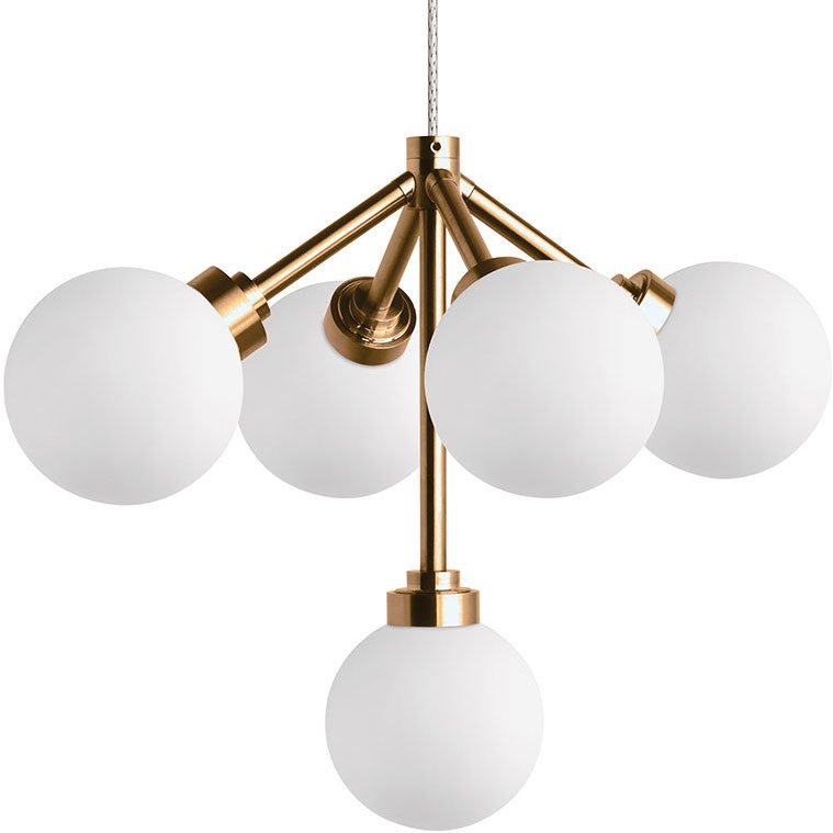 Люстра Tech Lighting Mara Chandelier Mini Золотой Белый Люстра Tech Lighting Mara Chandelier Mini Золотой Белый в Челябинске | Loft Concept